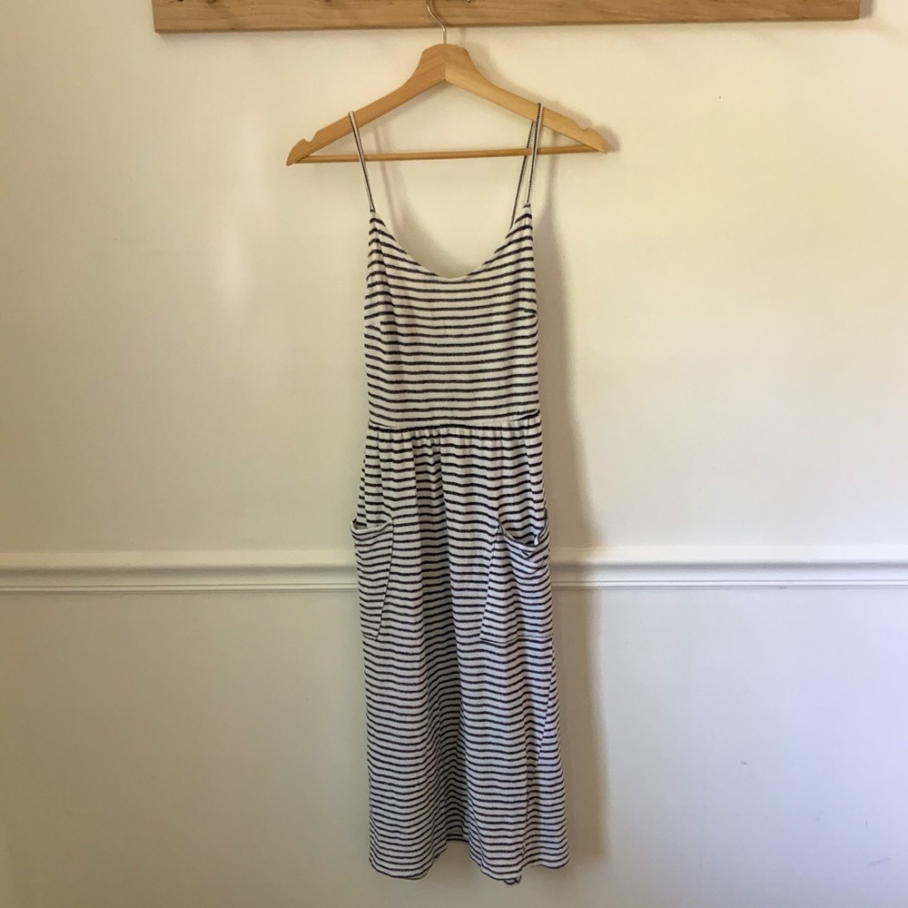 Le Lis Striped Terry Cloth Sundress